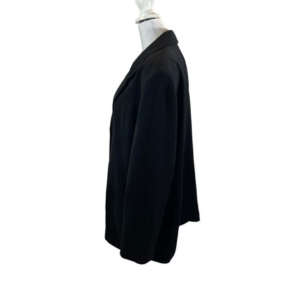 Ladies Alfred Dunner Black Three Button Blazer Size 12 - Picture 3 of 9